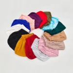 New Soft Modal Muslim Turban Hat Inner Hijab Caps Islamic Underscarf Bonnet India Hats Female Headwrap Turbante Mujer 6