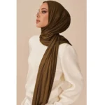 Cotton Jersey Hijab Scarf Long Muslim Shawl Plain Soft Turban Tie Head Wraps For Women Africa Headband 170x60cm 3