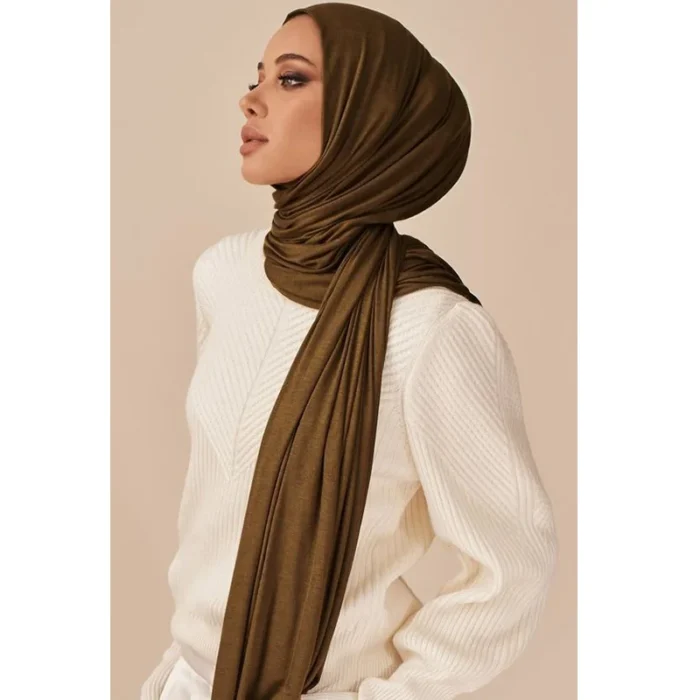 Cotton Jersey Hijab Scarf Long Muslim Shawl Plain Soft Turban Tie Head Wraps For Women Africa Headband 170x60cm