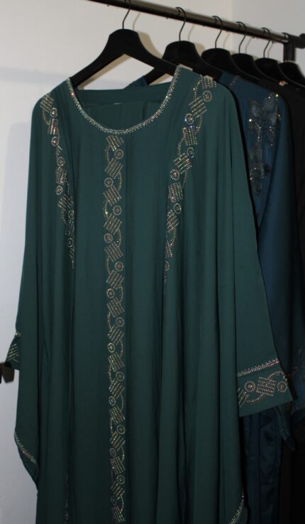 Zahra Butterfly Abaya Two-Piece Set Zahra Butterfly Abaya Two-Piece Set