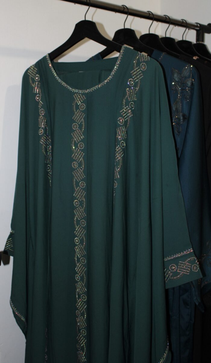Zahra Butterfly Abaya Two-Piece Set